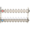 Коллектор регулируемый с запорными клапанами GAPPO G428,10 10-вых.x1
