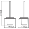 Подвесной ершик для унитаза GAPPO G309 G30910-8